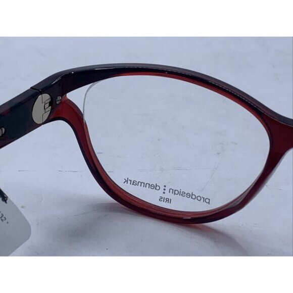 Prodesign Denmark 5646 c.4132 53-16-135 Red & Black Tortoise Plastic Glasses - Picture 7 of 8